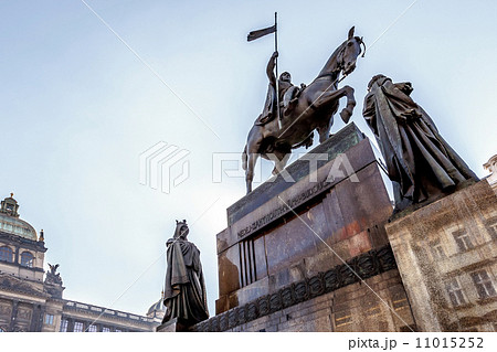 Saint Wenceslas statue on Vaclavske Namesti in Prague 11015252