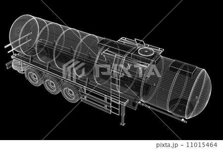 Tanker Truck Isolated 11015464
