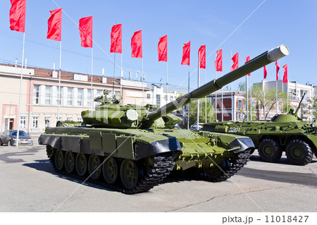 Victory parade of military machine 11018427
