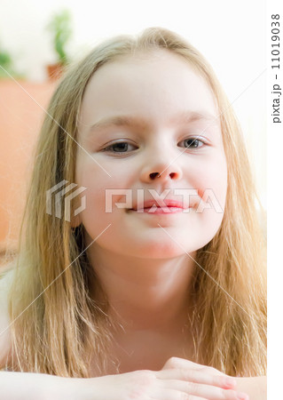 Cute girl seven years old Cute girl seven years old 11019038