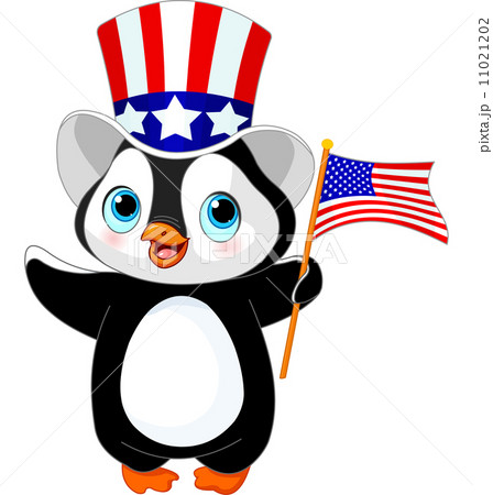 Patriotic penguin 11021202