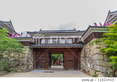 上田城の東虎口櫓門 上田城の東虎口櫓門 11021413