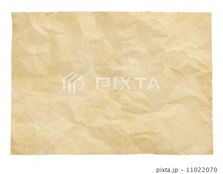 皺のある古い紙 11022070