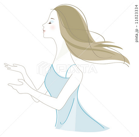 女性　イラスト 11023334