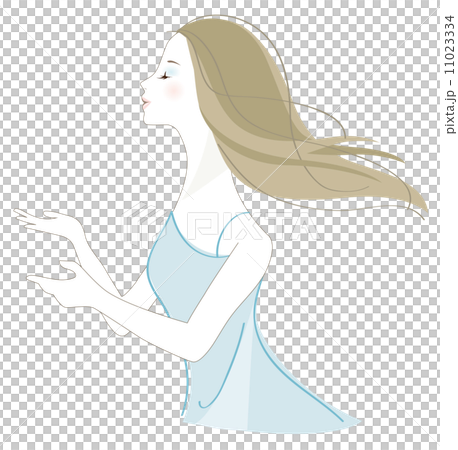 女性　イラスト 11023334