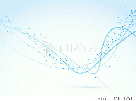 Particle abstract swoosh lines background 11023751