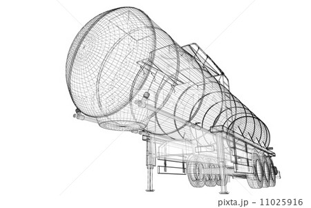 Tanker Truck Isolated 11025916