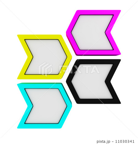 CMYK arrows CMYK arrows 11030341