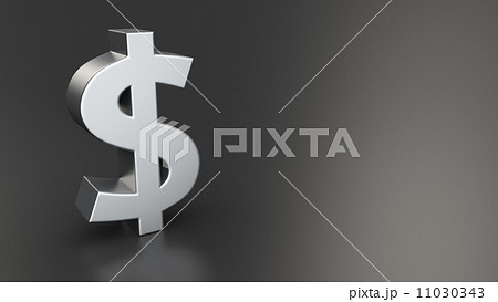 Dollar symbol on black Dollar symbol on black 11030343