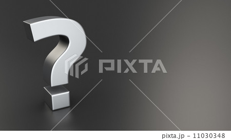 Question mark on black 11030348