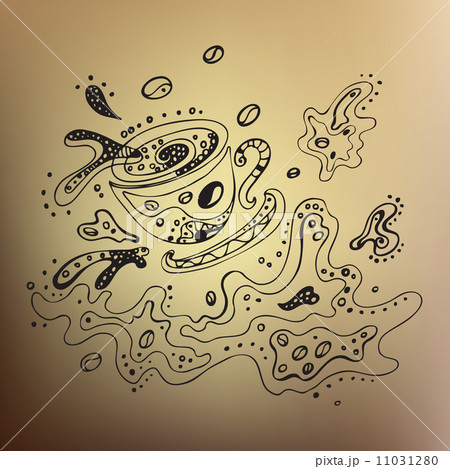 Cup of coffee. Cup of coffee. 11031280