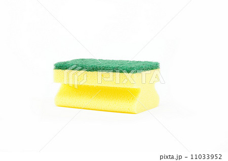 Cleaning sponges on a white background. Cleaning sponges on a white background. 11033952