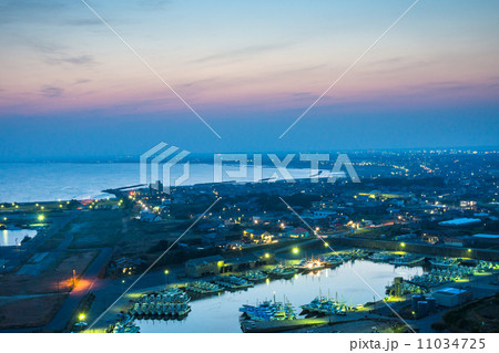 飯岡刑部岬の夜景 飯岡刑部岬の夜景 11034725