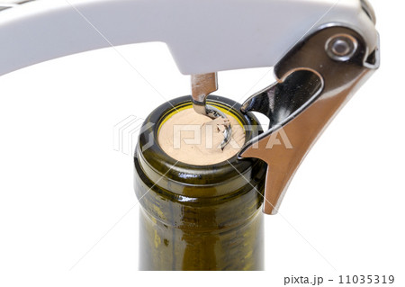 Corkscrew with Bottle of Wine Corkscrew with Bottle of Wine 11035319