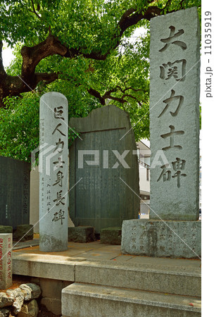 富岡八幡宮・大関力士碑 江東区 富岡八幡宮・大関力士碑 江東区 11035919
