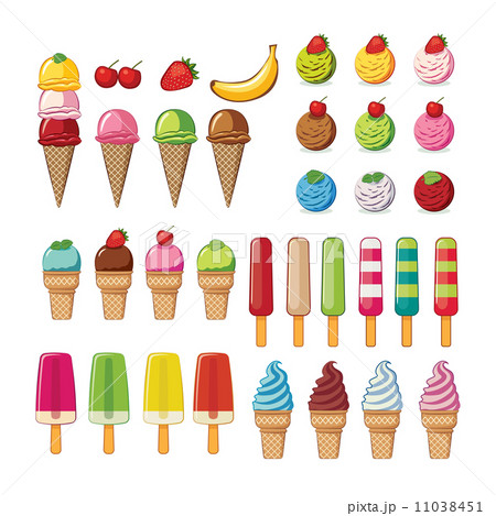 ice cream set  11038451