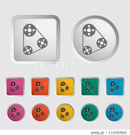 Timing belt icon. 11040860