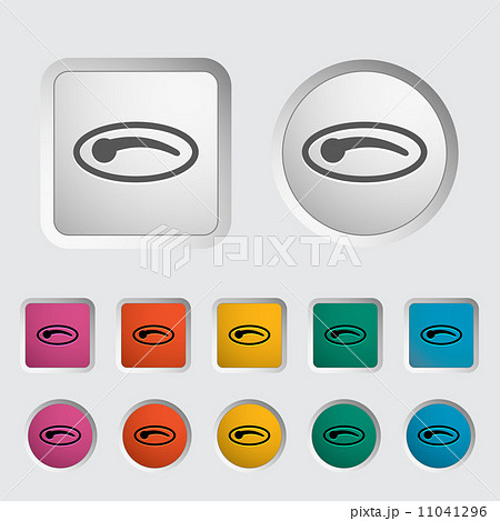Car door handle, single icon. 11041296