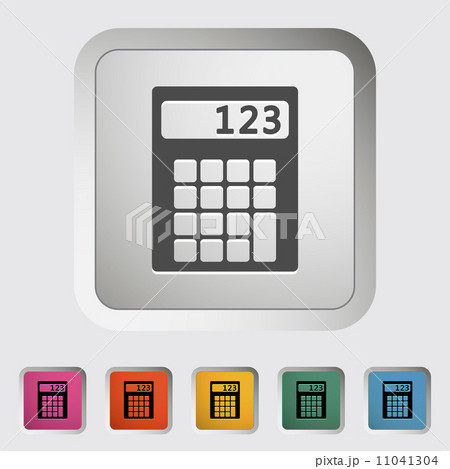Calculator icon. Calculator icon. 11041304