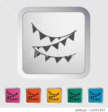 Bunting icon Bunting icon 11041307