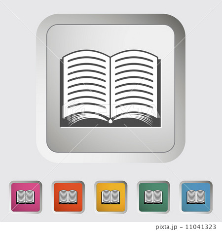 Book. Single icon. 11041323
