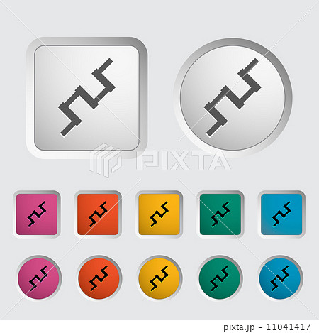 Crankshaft single icon. 11041417