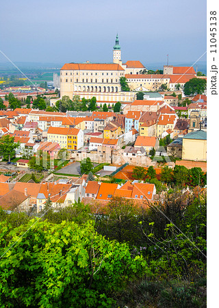 Mikulov castle in typical moravian town Mikulov castle in typical moravian town 11045138