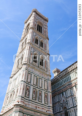 イタリア フィレンツェ歴史地区 ジョットの鐘楼 イタリア フィレンツェ歴史地区 ジョットの鐘楼 11045693