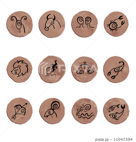 Horoscope. Zodiac set. Horoscope. Zodiac set. 11047394