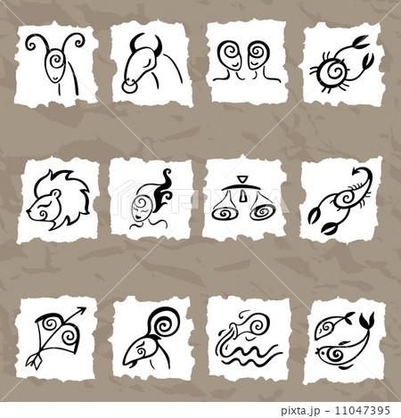Horoscope. Zodiac set. Horoscope. Zodiac set. 11047395