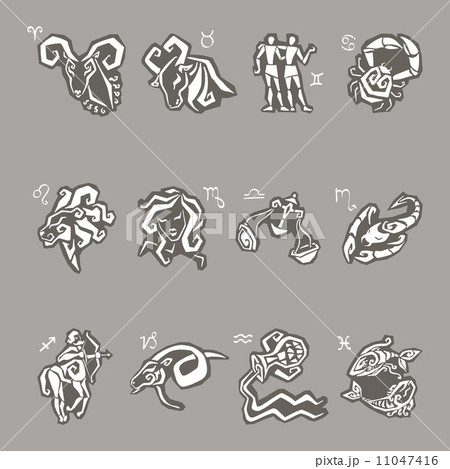 Horoscope. Zodiac  set. 11047416