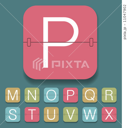 Mechanical Scoreboard Alphabet 11047902
