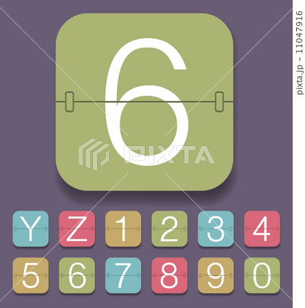 Mechanical Scoreboard Alphabet 11047916