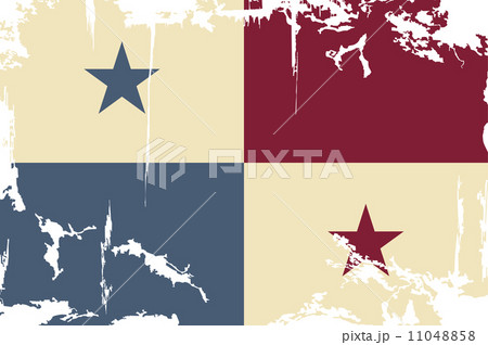 Panama grunge flag. Vector illustration 11048858
