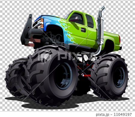 Cartoon Monster Truck 11049197