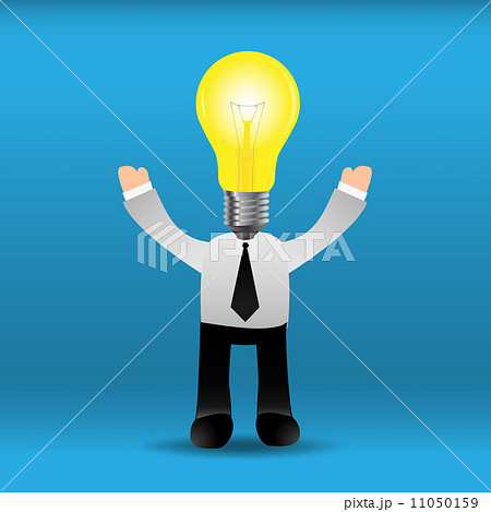Businessman bright idea.EPS10 11050159