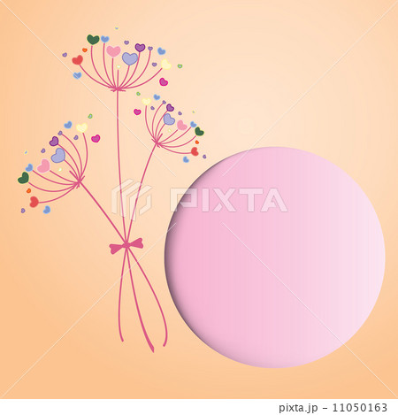 Abstract vintage circle frame with flower can used for web/templ Abstract vintage circle frame with flower can used for web/templ 11050163
