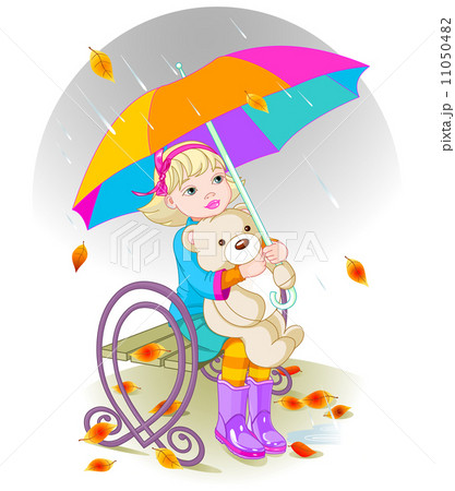 Little girl and Teddy Bear 11050482