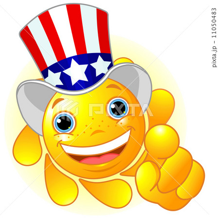 Uncle Sam Sun pointing 11050483