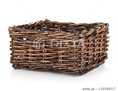 Empty wicker basket Empty wicker basket 11058917