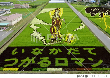 田舎舘村の田んぼアート 11059294