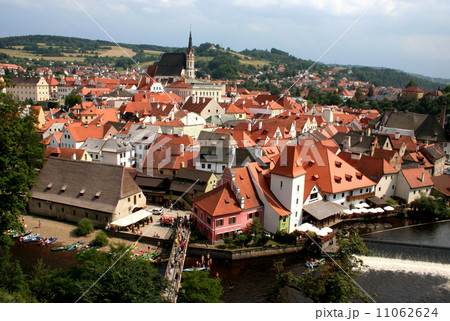 Cesky Krumlov in summer 11062624