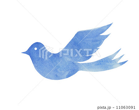 青い鳥のイラスト素材 11063091 Pixta