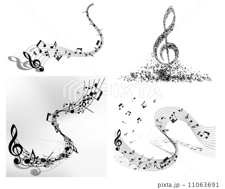Musical note staff 11063691