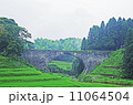田園風景の中の通潤橋 11064504