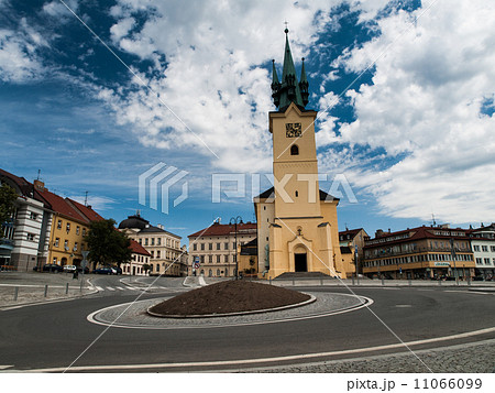 Roundabout in the centre of Pribram 11066099