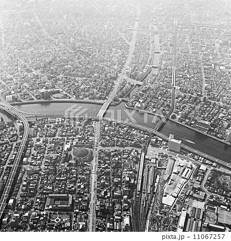 1972年 空撮 両国駅周辺 1972年 空撮 両国駅周辺 11067257