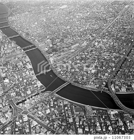 1972年　空撮　両国駅周辺 11067303