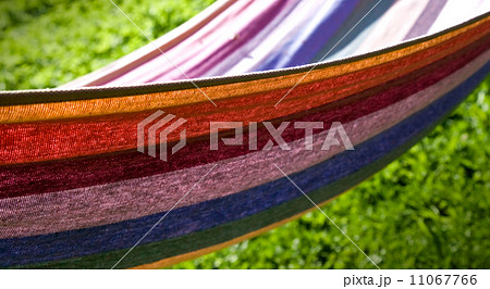 Colorful striped textile hammock abstract background Colorful striped textile hammock abstract background 11067766