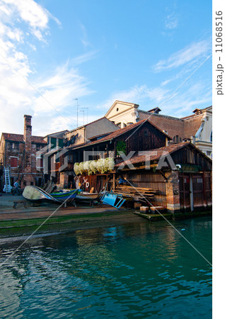 Venice Italy San Trovaso squero view Venice Italy San Trovaso squero view 11068516